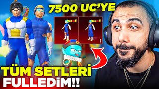 7500 UC'YE TÜM DESTANSI DRAGON BALL SETLERİNİ SONUNDA FULLEDİM!! | PUBG MOBILE