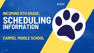 CAM Scheduling Info 2025