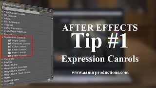 Tip#1 After Effects Expression Controller