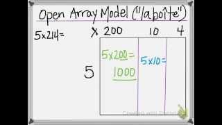 3 digit x 1 digit mulitplication open array