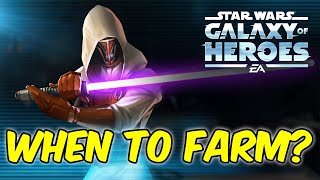 When To Farm Jedi Knight Revan? SWGOH