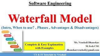 SE 4 : Understand Waterfall Model in 10 Minutes with Real Life Examples @csittutorialsbyvrushali