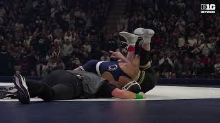 Roman Bravo-Young Pin vs. Iowa | Penn State Wrestling