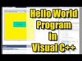 Visual Hello World in Visual C++