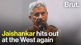 Jaishankar hits out at the West again