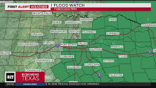 Flood watch, other weather alerts continue for North Texas Sunday
