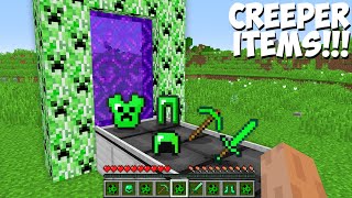 The MOST SECRET WAY TO GET CREEPER ARMOR in Minecraft SUPER CREEPER ITEMS