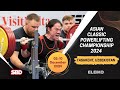 Men  83kg  - Open  & Junior - Asian Classic Powerlifting Championship 2024