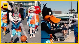 Bugs Bunny and his Looney tunes teammates play basketball #Halloween #costume #shorts #looneytunes