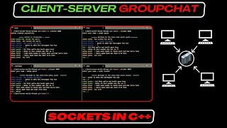 client server groupchat multithreaded in c++ || socket programming linux