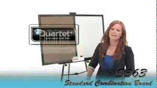 Quartet S563 Dry Erase Cork Combo Board