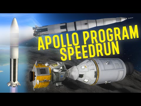 KSP: Replica of the ENTIRE Apollo program and its rockets!