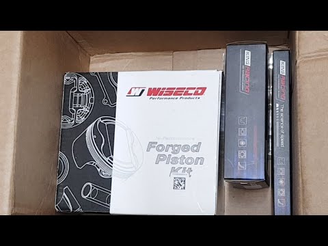 Forged Piston Kit Unboxing Forged Piston Kit Unboxing