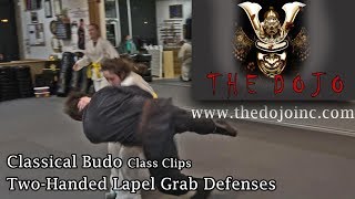 Lapel Grab Self Defense Options - The Dojo Martial Arts School Mason Ohio