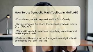 How To Use Symbolic Math Toolbox In MATLAB? - Emerging Tech Insider