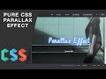 Pure CSS Parallax Effect & Neon Text Animation | Only CSS & HTML