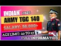 💂INDIAN ARMY 👮(TGC 140) Recruitment 2025/ 💥Lieutenant🔥/tamil