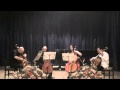 J.S.Bach Chaconne for cello quartet