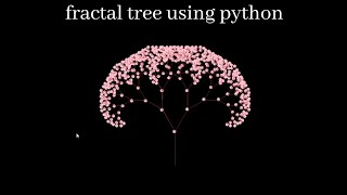 How to Create Stunning Fractal Trees with Python Turtle - A Beginner's Guide #python #viral #pink