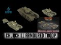 Flames of War - Churchill Armoured Troop Unbxing