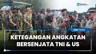 Ketegangan Aksi Angkatan Bersenjata di Pusat Latihan Super Shield 2022 saat Ditinjau Jenderal Andika