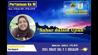 Sabar dalam Ujian oleh ibu Suprihatin S.Pd