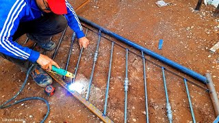 How to make a stair railing (ladder)