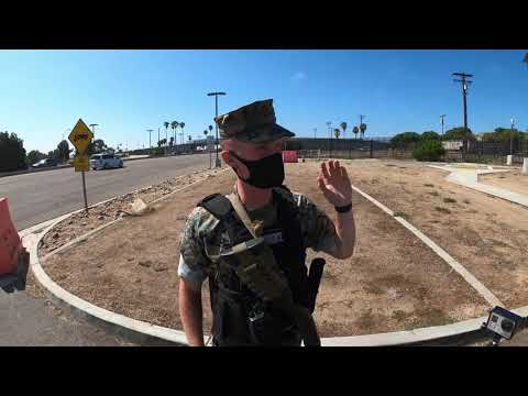 Military Access On Camp Pendleton, Main Gate, Marine Corp Air Station ...