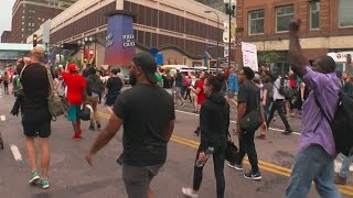 Crowd Marches Through Downtown Mpls. On 2nd Day Of Yanez Verdict Protests