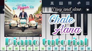 Chale aana piano tutorial | Armaan, Amaal Malik | easy and slow piano lesson for beginners