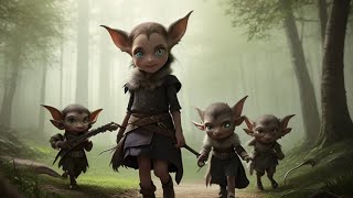 "Guardians of the Woods: Princess Amelia and the Mischievous Forest Goblins"