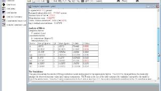 Statgraphics StatAdvisor