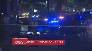 2 dead, 3 injured after East Memphis multi-vehicle crash