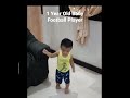 Baby Tim plays Football.   #1yearoldbaby #football #footballplayerbaby #soccerbaby