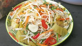 DƯA GIÁ HẸ  DƯA CẢI CHUA giòn ngon ăn liền và để được lâu món ngon ngày tết