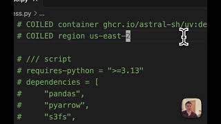 Run Python scripts on the cloud with uv and Coiled