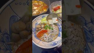 Bún cà chua với riêu chay nấm mèo từ tàu hủ non #accnhi #anchay #anchaycungnhi #food