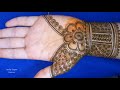 Stylish and Easy Arabic Mehndi Design for Front Hand || India Super Henna