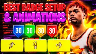 BEST BADGE SETUP AND BEST ANIMATIONS FOR CENTERS ON NBA 2K21 NEXT GEN!