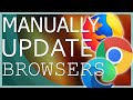 How to Manually Update an Internet Browser