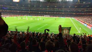 Arsenal Milan Ooooh AC Milan!!! Ooooh AC Milan!!! Curva Sud Milano Europa League 2018 Emirates