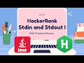 HackerRank | Java | Stdin and Stdout 1 | Certification | Gold Badge