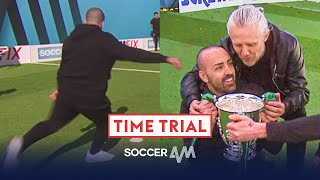 Can Jose Enrique top the Time Trial leader board? 👀 | Soccer AM Pro AM Time Trial