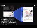 CMS-Powered Pop-up Slide-out | Webflow Cloneable