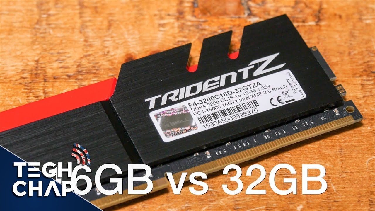 16gb Vs 32gb Ram Gaming Rendering Youtube