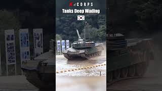 전차 잠수도하 대결 러시아 vs 한국 [ Tanks turret snorkel river crossing - South Korea K2 vs Russia T-72B ]
