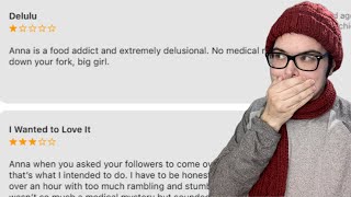 Reading Through Negative Reviews on Anna O'Brien's Podcast (GlitterandLazers) ☕️