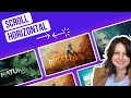 IMAGE MOVE ON SCROLL- Horizontal Elementor