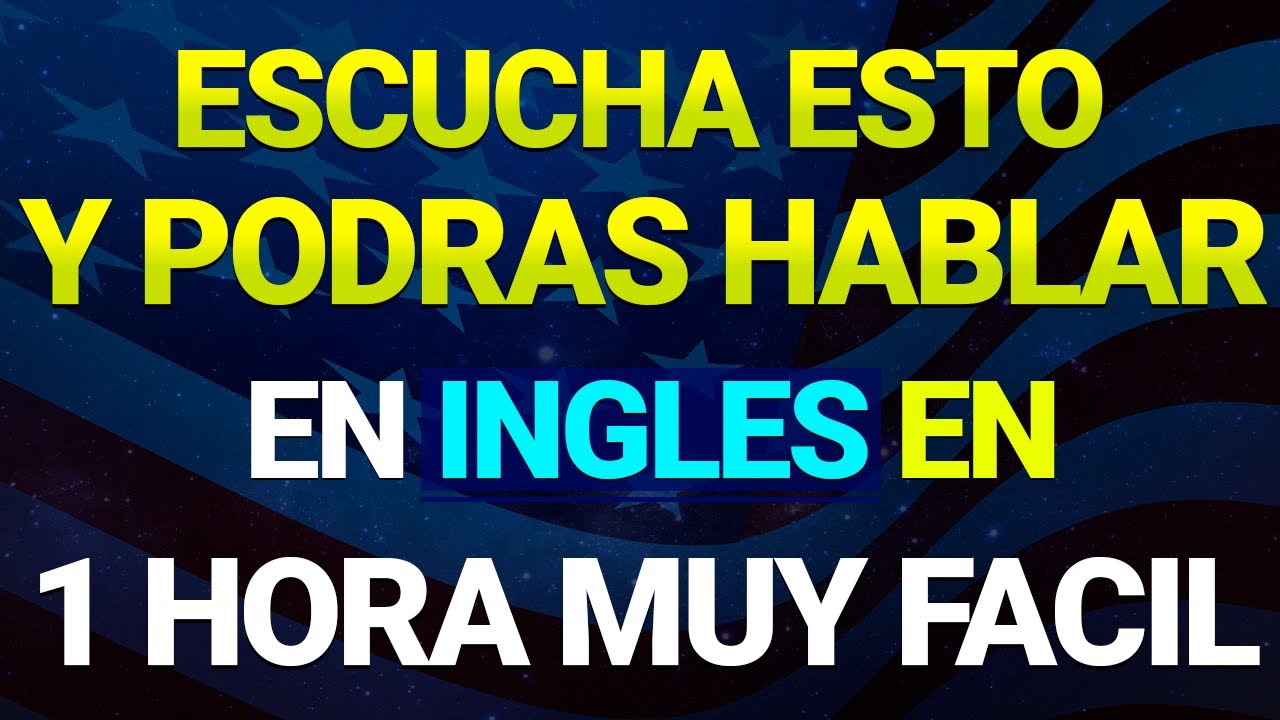 🚀 SOLO APRENDE ESTO Y PODRÁS ENTENDER INGLÉS 🧠APRENDE INGLÉS OYENDO ...