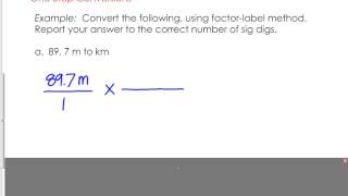 Ch 2 One Step Conversions